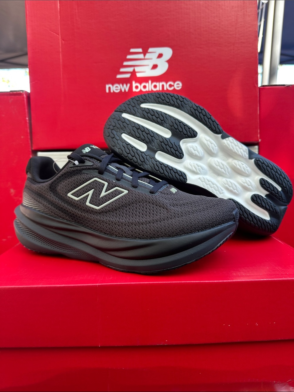 New Balance 1080v15 Black Running Shoes